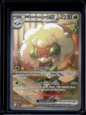 Pokemon SV: White Flare Whimsicott ex 165/086