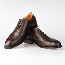 NWOB 1350 Church's Brown Oxford Leather Shoes 7UK / 8US / 41EU