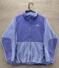 The North Face Denali Full Zip Fleece Jacket Girls Size XL Gray