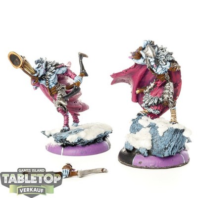 Legion of Everblight - Strider Officer & Musician - bemalt