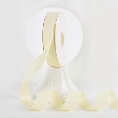 50 Yard x 1 Inch Ivory Cream Grosgrain Ribbon Hair Bow Craft Scrapbooking