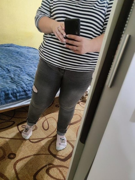 Women Janina Jeans Grey 52-54