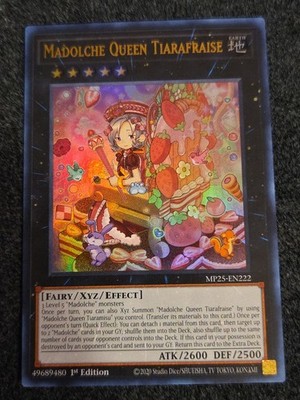 x1 Madolche Queen Tiarafraise - MP25-EN222 - Ultra Rare - 1st Edition Yu-Gi-Oh! 
