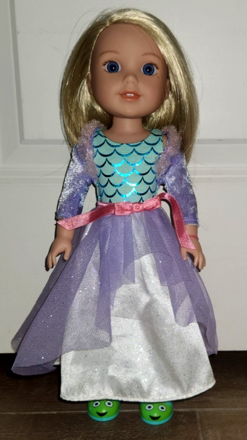 American Girl Wellie Wishers Camille Doll With Outfit and Ra