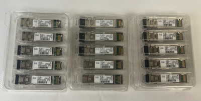 Lot of 15 Cisco FET-10G 10-2566-02 10Gb SFP+ MMF Fabric Extender Optics