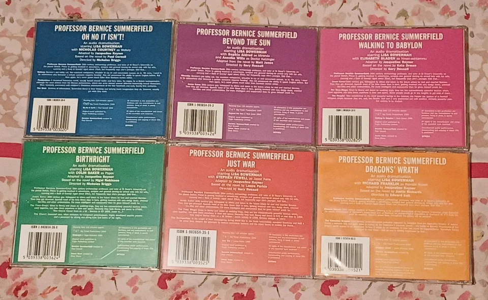 Big Finish Doctor Who - Bernice Summerfield complete Series 1 all 6 CD audio - Image 2 of 2