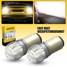 1157 2057 BAY15D LED Backup Reverse Signal Blinker Tail Parking Light Bulb White