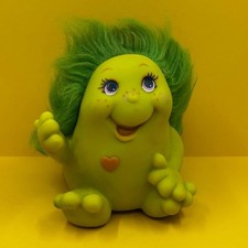 Vintage Snugglebumms Snugglebums Baby Gladly Green Toy Figure 1980s 1984