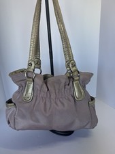 KATHY VAN ZEELAND GORGEOUS MAUVE HANDBAG, SZ LG, SUPER AWESOME CONDITION A  
