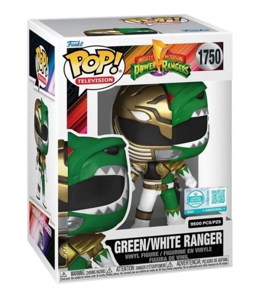 Mighty Morphin' Power Rangers Green/White Ranger Funko Pop! #1750 PRESALE