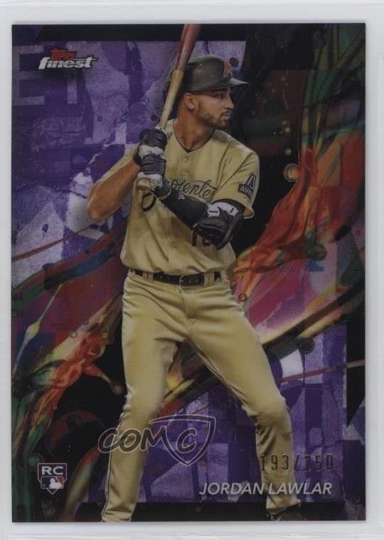 2024 Topps Finest Common Purple Refractor /250 Jordan Lawlar #95 Rookie RC 0ji1