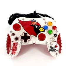 Mad Catz Arizona Cardinals Xbox Wired Controller Pad w/ Breakaway Cable Tested
