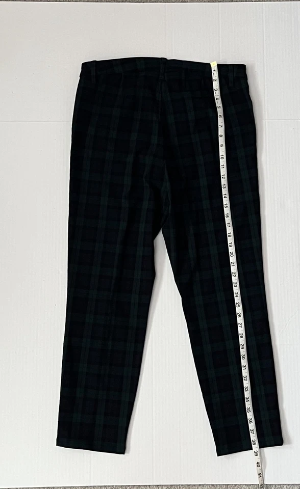 NWT Tommy Hilfiger The Flex Plaid Pant Stretch Pockets  Size 14 - Image 3 of 4