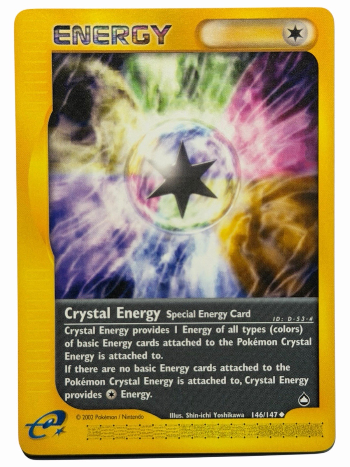 Crystal Energy - 146/147 Aquapolis 2002 - E Reader WOTC Pokémon - NM