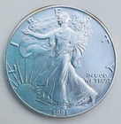 1991 Uncirculated American Silver Eagle One Ounce Coin,