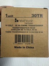 Newhouse Hardware Wired 16V 30vA Doorbell Transformer Compatible with Ring Pro