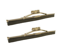 Crown Front Stainless Wiper Blade Qty 2 Set Fits 1968-1980 Jeep Cj-5 Cj-6 Cj-7 Crown Front Stainless Wiper Blade Qty 2 Set Fits 1968-1980 Jeep Cj-5 Cj-6 Cj-7