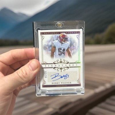Panini 2025 National Treasures Signatures Holo Gold /10 Bobby Wagner Auto Comma 
