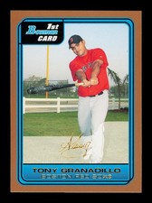 2006 Bowman #B82 Tony Granadillo Prospects Gold Boston Red Sox