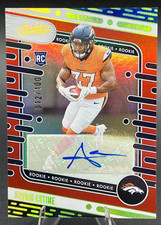 2024 Panini Absolute - Rookies Audric Estime #193 Spectrum Red Signatures...