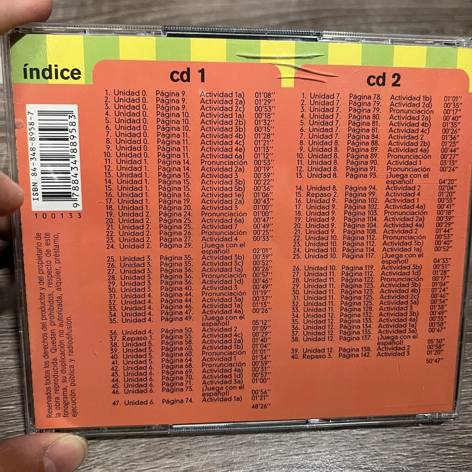 Vintage REDES Nivel 1 Español Para Extranjeros Libro Alumno CD Audio 1 Y 2 - Image 3 of 4