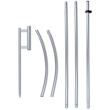 Swooper Flag Hardware Set: 14FT Pole & Ground Spike for 12FT Advertising Flags