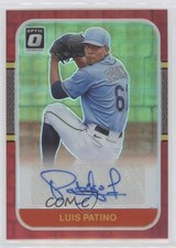 2021 Panini Donruss Optic Red Pandora Prizm 1/15 Luis Patino #RS87-LP Auto 1m8