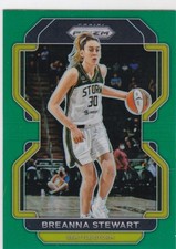 2022 Panini WNBA Prizm Breanna Stewart GREEN Prizm #81 STORM