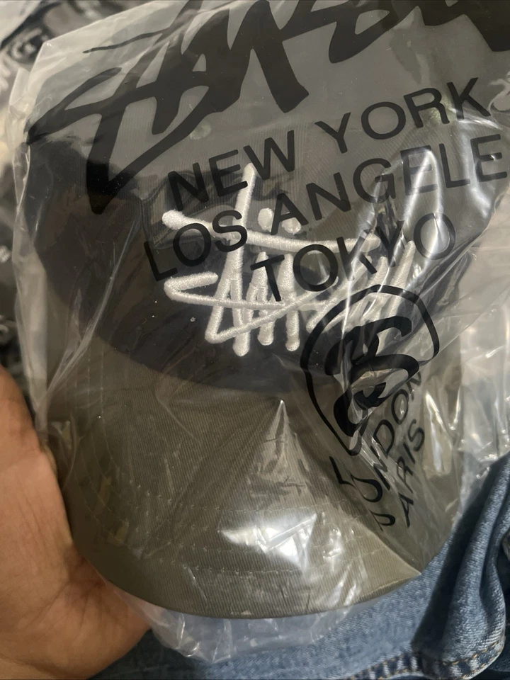 Gorra Stussy Plaid 2 Tonos Baja Pro Azul Marino Ajustable 131980 Foto 2 de 4