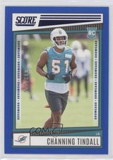 2022 Score Rookies Showcase 9/100 Channing Tindall #355 n0c