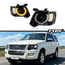 Pair Headlights For Ford Explorer 06-10 Led Sequential Turn Signal Assembly Pair Headlights For Ford Explorer 06-10 Led Sequential Turn Signal Assembly