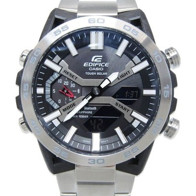 SOSPENSIONE Excellent Condition CASIO Edifice ECB 2000YD 1AJF Tough Solar Blueto