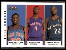 Mike Sweetney / Chris Bosh / Jarvis Hayes 2003-04 Fleer Tradition #292
