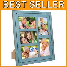 Rustic Distressed Wood Collage Frame