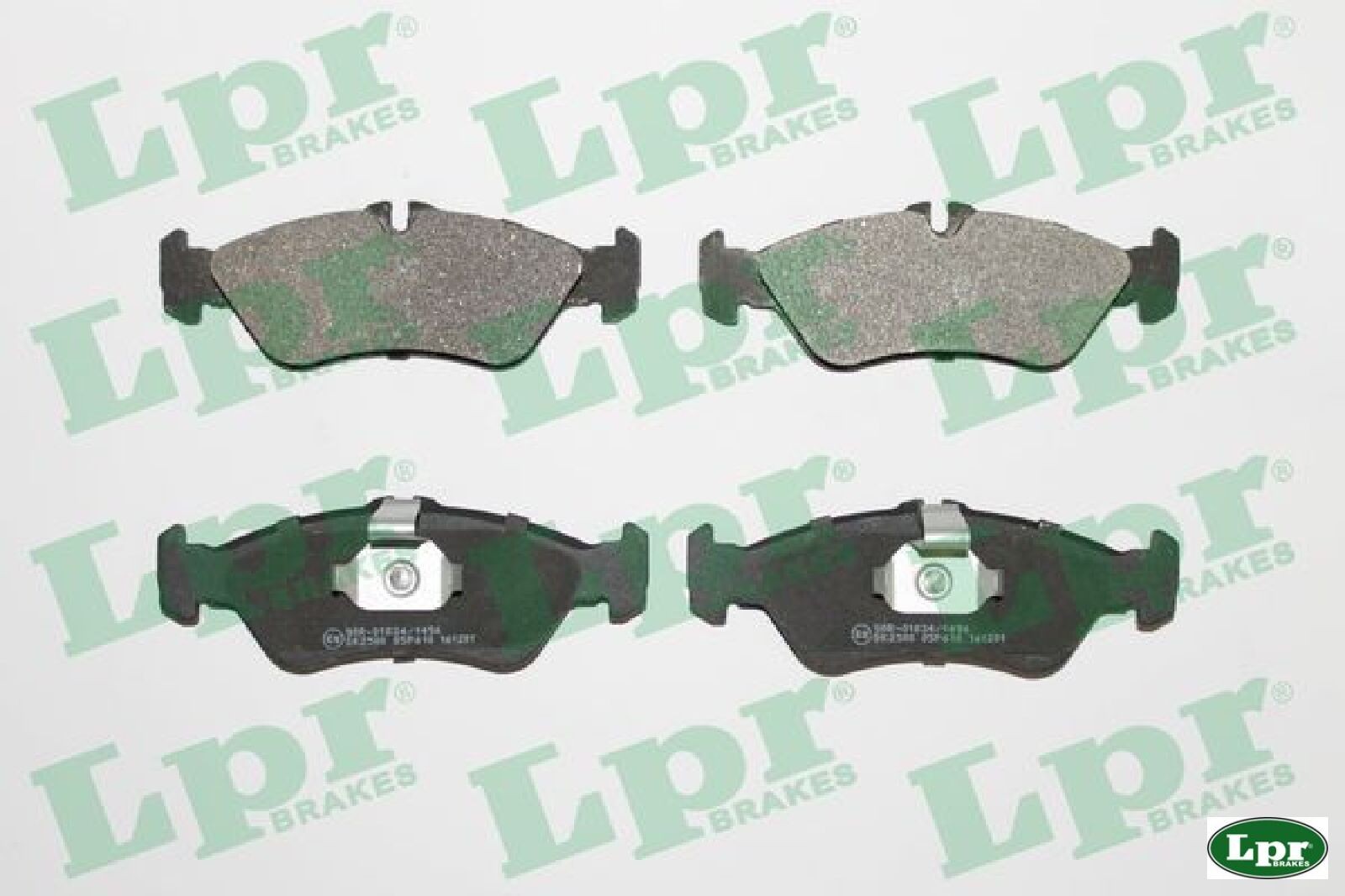 LPR 05P610 Bremsbelagsatz für Scheibenbremse Bremsbelagsatz Bremsbeläge