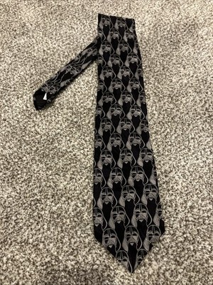 Vintage 1995 Star Wars Darth Vader Black Tie