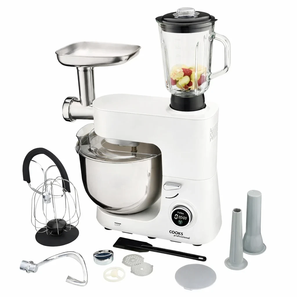 Cooks Professional Multi Function Stand Mixer | 1800W | White
Opens in a new window or tab