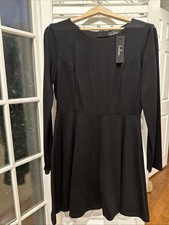 Lulus Black Longsleeve NWT Dress Large