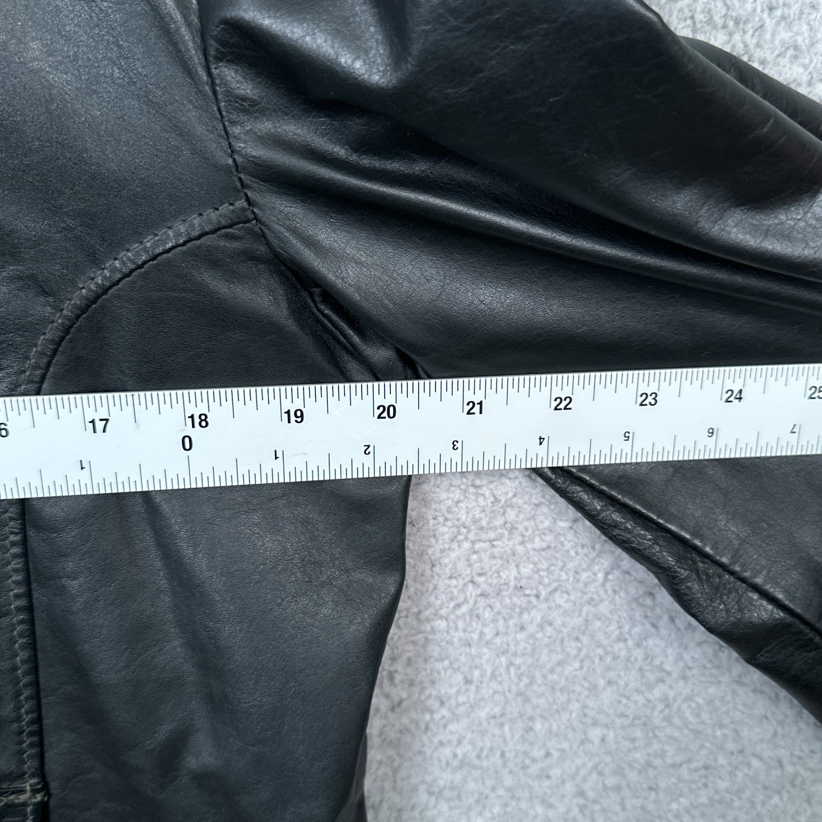 VINTAGE 70s Jean Pierre Jacket Mens 40 Medium Black Leather Full Zip Moto Biker