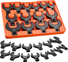 Crowfoot Wrench Set 12 Drive 14-piece Sae 1-116 To 2 Crows Foot Wrenches Crowfoot Wrench Set 12 Drive 14-piece Sae 1-116 To 2 Crows Foot Wrenches