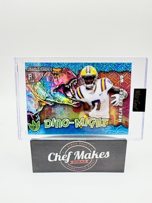 #ad #ad 2023 Wild Card Dino Might Malik Nabers 4 Blue Mojo Rookie $25.00