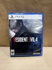 Resident Evil 4 - Sony PlayStation 5 Ult HD Blu-Ray (USED) SEE DESCRIPTION