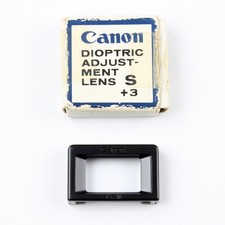 Canon 3 Dioptric Adjustment Lens S for AE-1 A-1 Cameras FD System