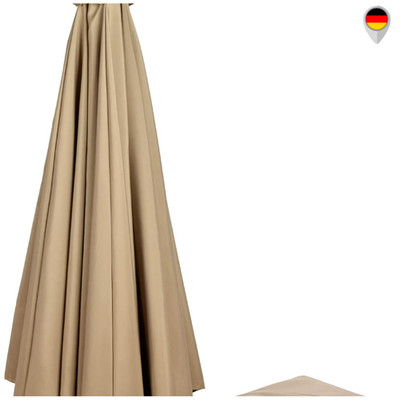 Terrassenschirm Ersatzdach 3 m 6 Rippen Baldachin Regenschutz