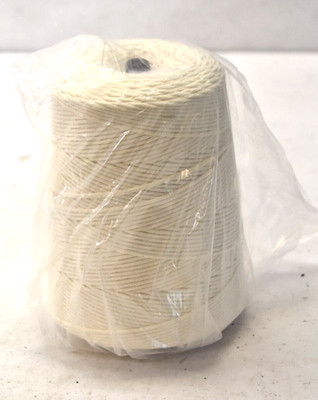 Great White 24 Ply Poly/Cotton No 2 lb Twine String Cone ROC140 1530' L Spool