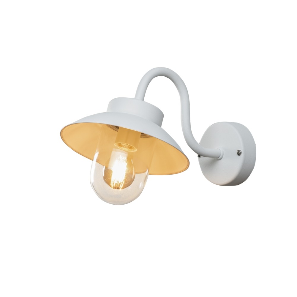 Konstsmide Lighting Weiß - Kleine Außenwandleuchte Vega Aus Aluminium Höhe 24Cm - Bild 2