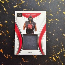 2023 Panini Immaculate Collection WWE - Omos 09/35 PATCH