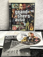 Grand Theft Auto IV GTA 4 - Sony PlayStation 3 PS3 Video Game With Map Manual