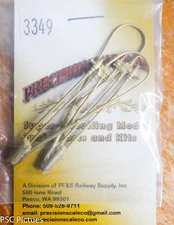 Precision Scale HO #3349 Injectors w/Extra Long Plumbing, Somplx (Brass Casting)