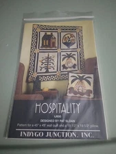 HOSPITALITY Quilt Pattern Indygo Junction Inc IJ600 Wall Quilt Pillow